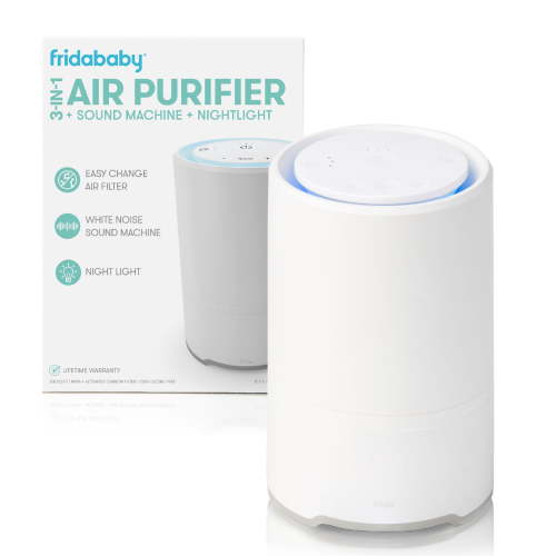 Open Box Frida Baby 3 in 1 Air Purifier and Sound Machine, HEPA Air Purifier for Allergies, 150 Sq Ft