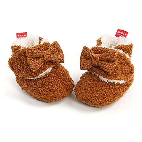 Ohwawadi Infant Baby Slippers Girls Boys Booties Warm Baby Socks Shoes Newborn Crib Footwear Prewalkers
