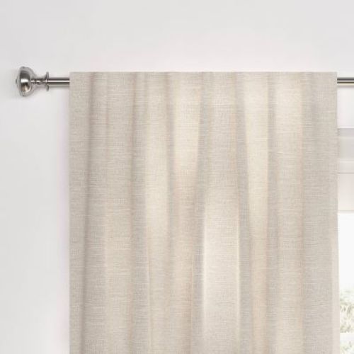 1pc Blackout Textural Overlay Window Curtain Panel - Threshold™