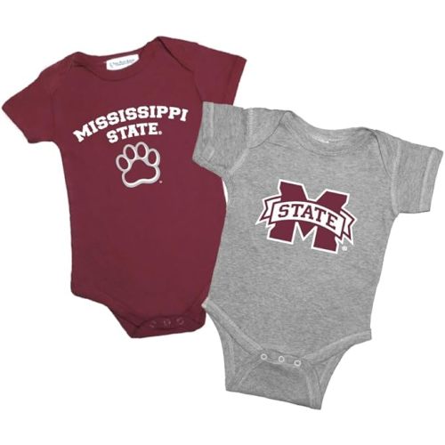 Two Feet Ahead 2 Pack Baby Bodysuits – Officially Licensed Infant Bodysuit Set