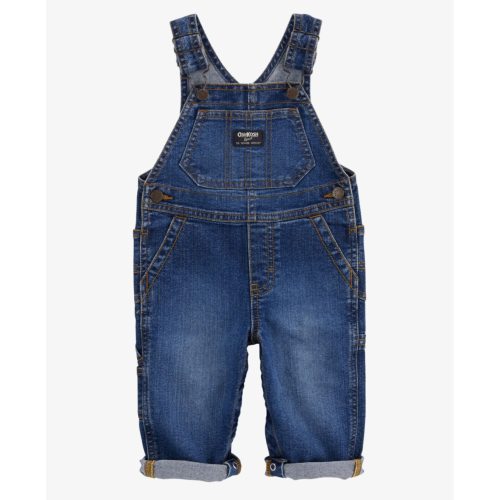 Baby Stretch Denim Classic Overalls - Dark Wash - OshKosh B'gosh | Carter's