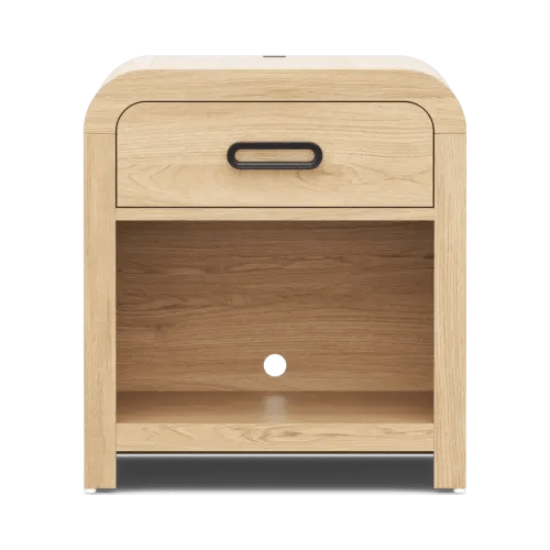 Drew & Jonathan Kids Hidden Hills Light Oak Wood Nightstand | Rooms to Go