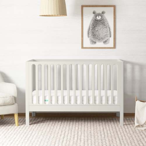 Newton Galileo Crib WITH FREE MATTRESS- Warm White