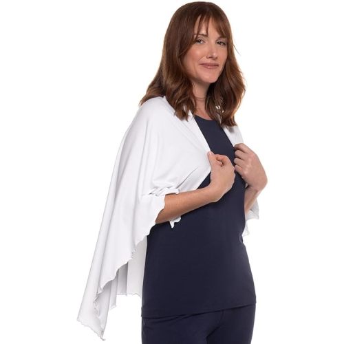 Coolibar Sun Blanket - UPF 50+ Sun Protection - Savannah in White