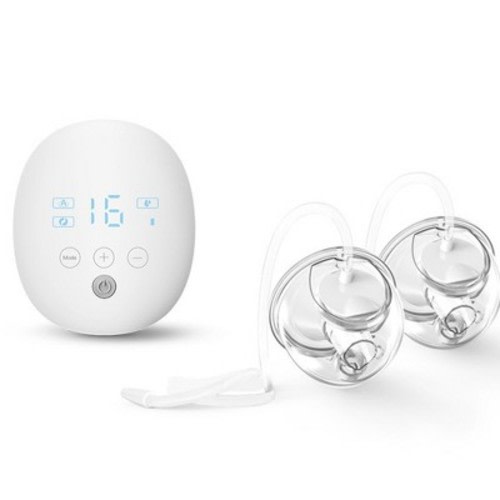 CARER SPARKS Automatic Double Breast Pump, Electric Breast Pump Double, Silent Wearable Automatic Milker, USB Rechargeable