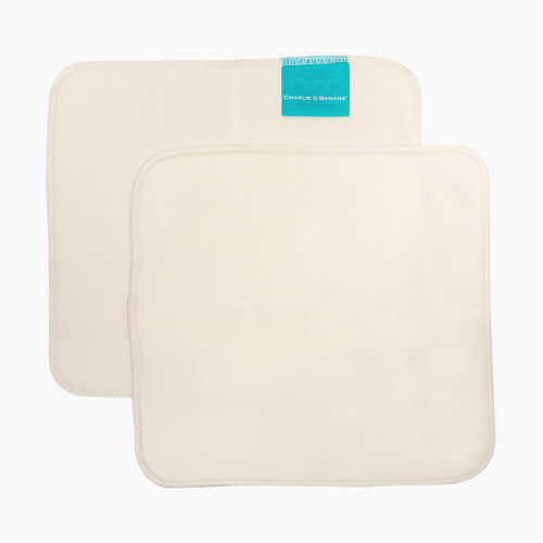 Charlie Banana Organic Cotton Wipes (10 Pack) - Beige