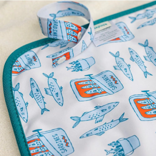 Ultra-Soft Bamboo Machine Washable and Wipeable Diaper Change Mat