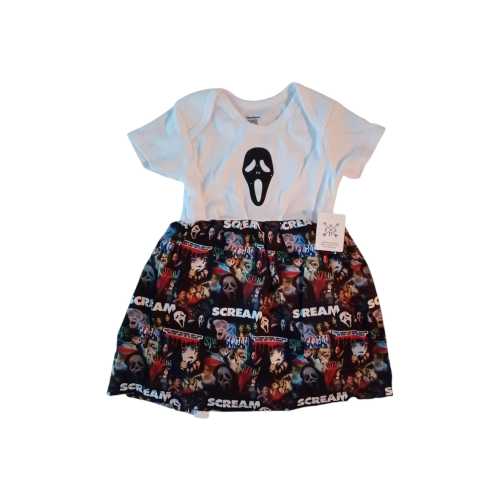 Father Death Horror Scream Dress baby infant toddler Halloween costume