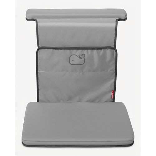 Skip Hop Baby Bath All-in-One Elbow Saver and Kneeler, Moby, Grey