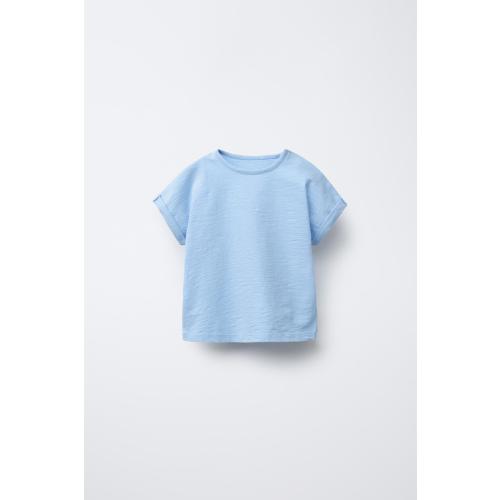PLAIN T-SHIRT - Blue
