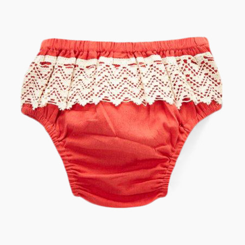 Sassy Minor Crochet Baby Bloomer - Strawberry, 3-6 Months