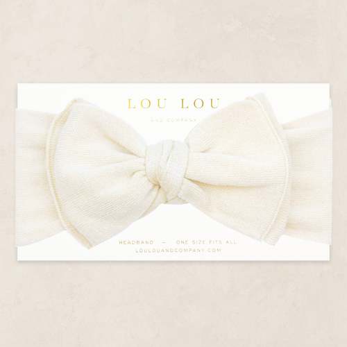 Knit Headband - Ivory