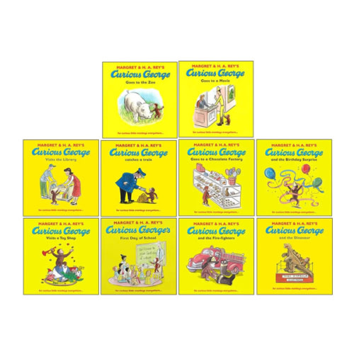 The Curious George Collection Series 10 Books Box Set Fire-fighters, B