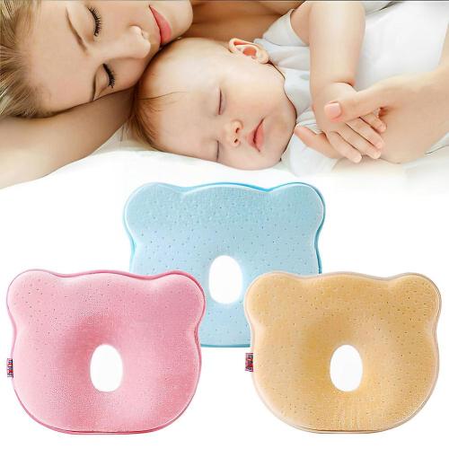 ErgoComfort™ Memory Foam Baby Pillow – BubblyBuds | Baby & Parenting Essentials