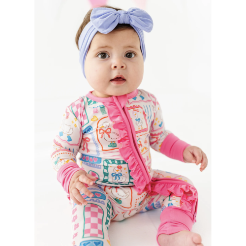 Gilly Goose Ruffle Convertible Romper