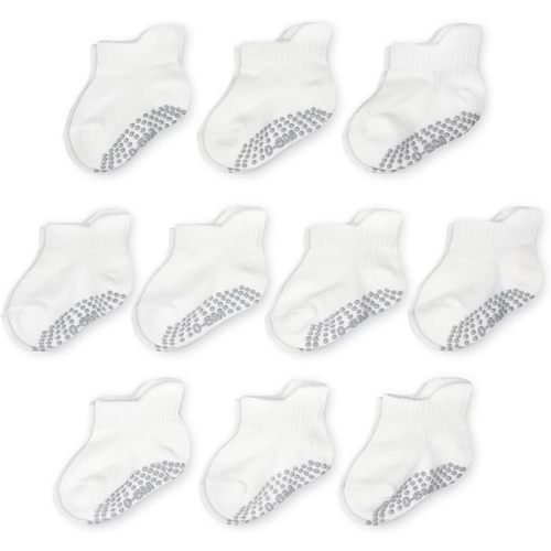 Fruit of the Loom Cotton Grip Socks for Baby and Toddler