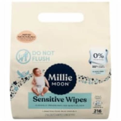 Millie Moon™ Sensitive Wipes, 216 ct, 3 pk, 216 ct