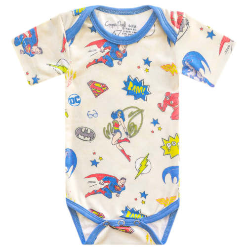 Short Sleeve Bodysuit - Justice League