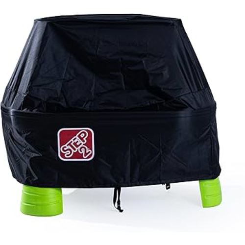 Step2 Rain Showers Splash Pond Water Table with Cover, Kids Water and Sand Activity Sensory Playset, Summer Outdoor Toys, 13-Piece Water Toy Accessories, for Toddlers 1.5+ Years Old, Blue & Green