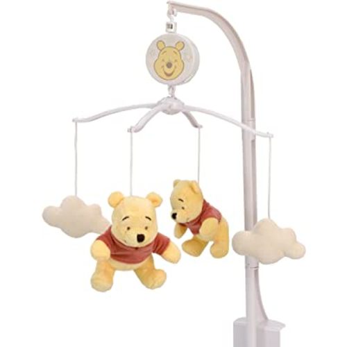 Disney Winnie The Pooh - Blustery Day Plush Clouds Musical Mobile