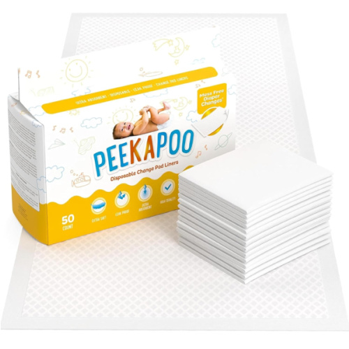 Peekapoo The Original Disposable Baby Changing Pad Liners