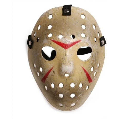 CASA CLAUSI Costume Mask Kid Mask for 3 to 8 Years Old Kids Cosplay Halloween Prop Hockey Party Yellow
