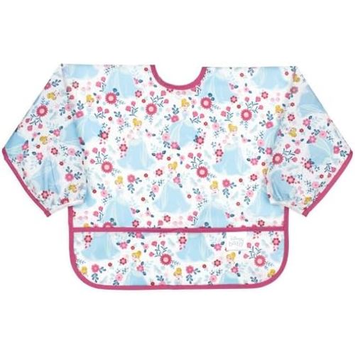 Bumkins Sleeved Bib for Girl or Boy, Baby and Toddler for 6-24 Mos