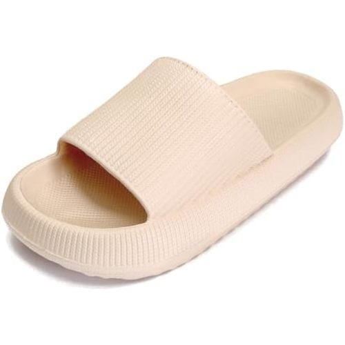 rosyclo Cloud Slippers for Women and Men, Pillow House Slippers Shower Shoes Indoor Slides Bathroom Sandals, Ultimate Comfort, Lightweight, Thick Sole, Non-Slip, Easy to Clean