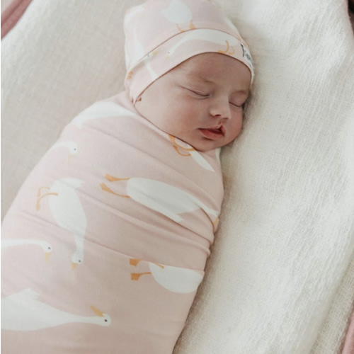 Knit Swaddle Blanket - Goosie