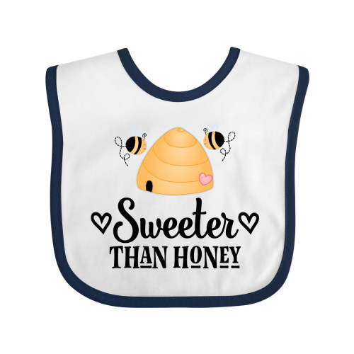 Inktastic Honey Bee Girls Cute Girls Baby Bib