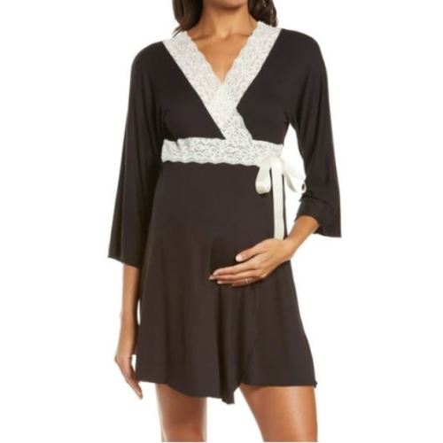 Belabumbum Lotus Lace Trim Robe
