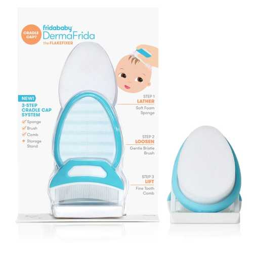 Ensemble Dermafrida Éponge et Peigne pour les Croûtes de Lait - – CLÉMENT
