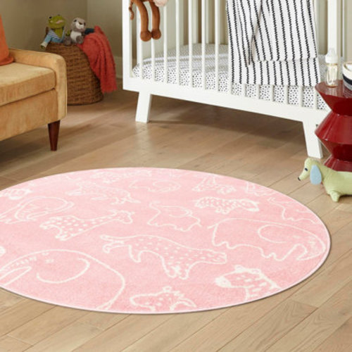 Unique Loom Whimsy Safari Animals Kid Rug & Reviews | Wayfair