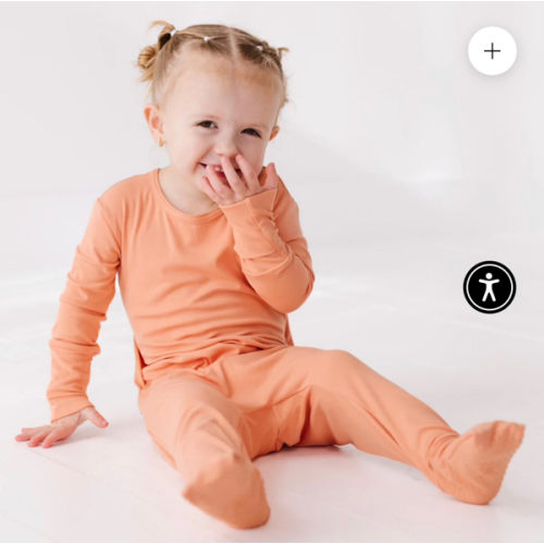 Peach Terra Day to Night Romper Luxe Edition | Cotton Bamboo Blend