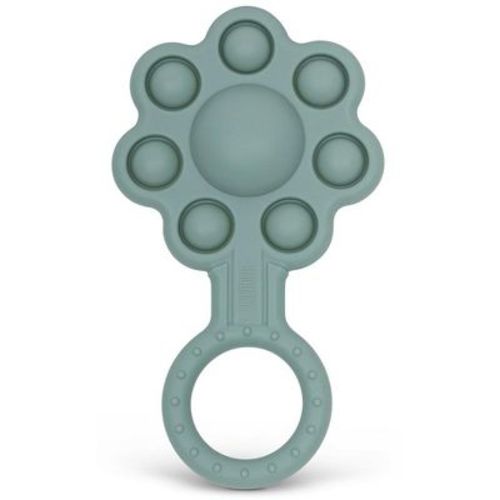 Silicone Baby Pop-it Flower Rattle - Engage Your Baby's Senses with Vibrant Colors and Popping Delight with Sensory Teething Fun (MultiColor)