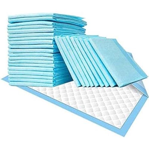 Disposable Underpads Incontinence Bed Pads 24"X36" Disposable Changing Pads Ultra Absorbent Waterproof Incontinence Furniture Protection (24 x 36 inch 50 Count)
