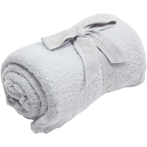 Barefoot Dreams CozyChic® Scalloped Receiving Blanket (Infant) Blue/White Airplane One Size