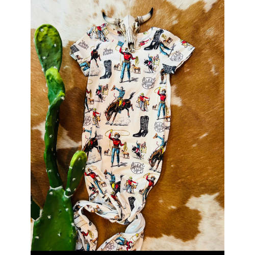 Giddy up cowboy newborn sleep sack