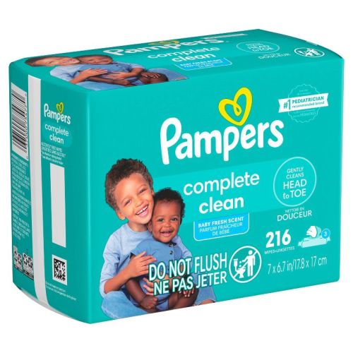 Pampers Baby Clean Fresh Scented Baby Wipes (Select Count)