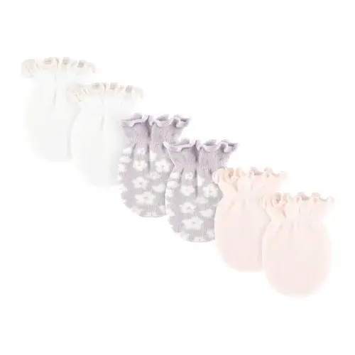 4Baby 3 Pack Scratch Mittens Pink | Baby Bunting AU