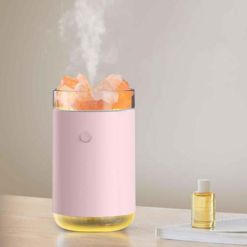 MICLOZYT Humidifiers for Bedroom Baby,Colorful Stone Mini Humidifier,USB Aromatherapy Humidifier,Air Humidifier for Home Baby Nursery & Plants