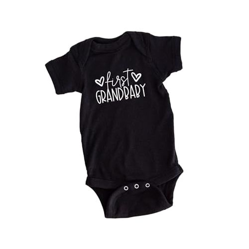 First Grandbaby Announcement Bodysuit New Grandparents To be Pregnancy Reveal Grandma Grandpa