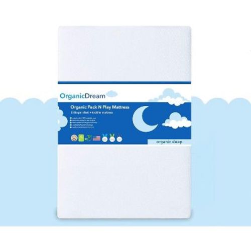 Organic Dream Signature Pack and Play Mattress 2-Stage Dual Sided