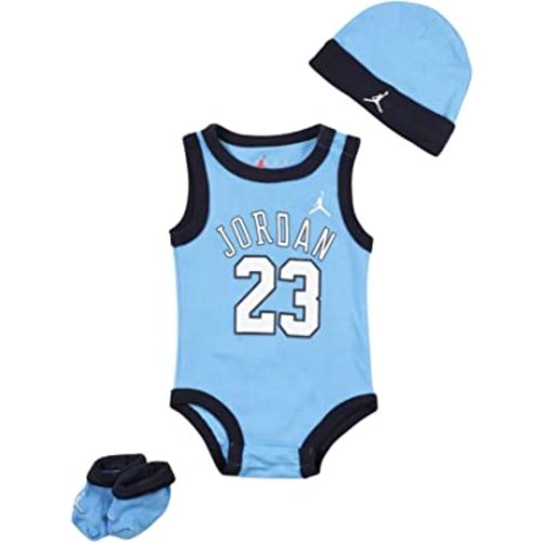Nike Jordan Jumpman 3 Piece Infant Set, University Blue , 0-6 Months