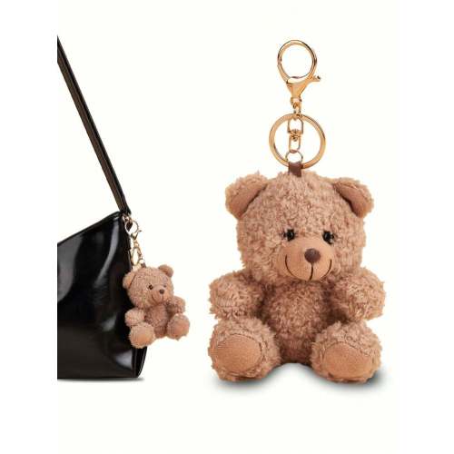 1PC Cute Plush Teddy Bear Keychain,Cute Accessories,Car Keychain,Car Accessories Cute,Couple Plush Keychain,Cute Things,For Car Keys, Mobile Phones, Cameras, Wallets, ID Cards, Badge Cards, Wristband Keychains,Charms, Pendants, Mobile Phone Chains, Car Ch