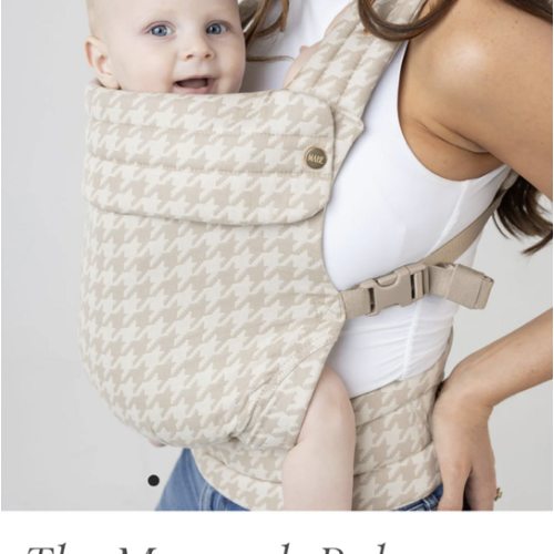 The Monarch Baby Carrier - Houndstooth – Mabē