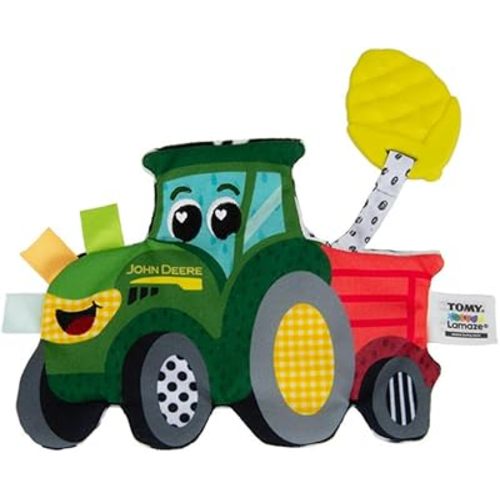 Lamaze John Deere Crinklies - Tractor Baby Toys & Gifts for Ages 0 to 1