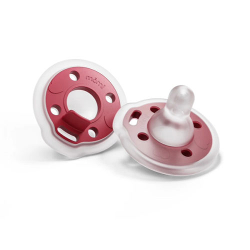 babypace® breast-like pacifier 2-set in delicate seashell | mōmi