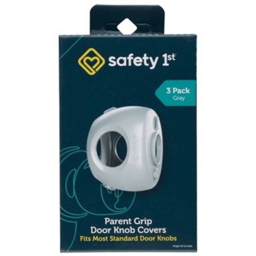 Safety 1st Parent Grip Door Knob Covers - 3pk - Gray