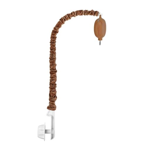 Baby Mobile arm with Music Box Spinner, Imitation Wood 35 lullabies Crib Mobile Motor ,Volume Control，26 inches Crib Mobile arm Mobile Holder